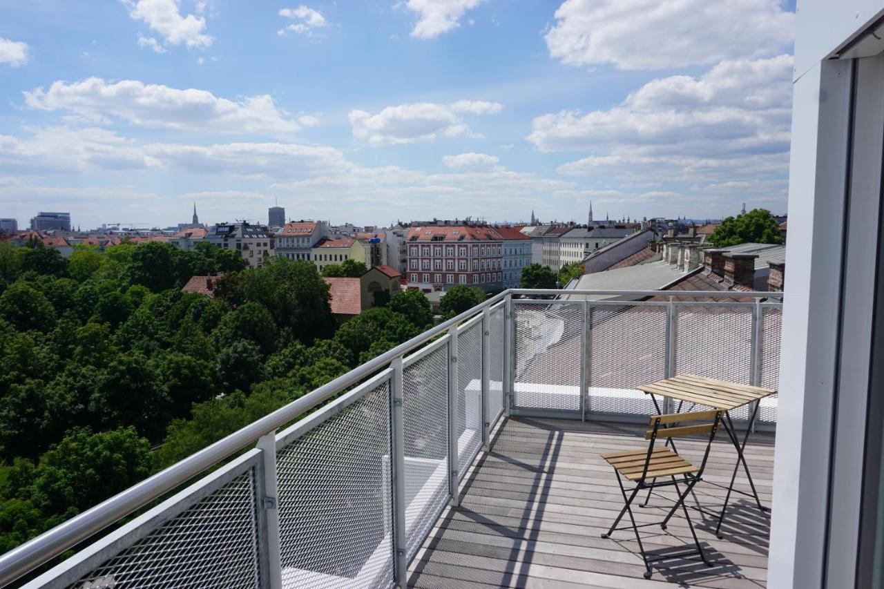 Appartamento Augartenblick Penthauscombo 15/16 - Blick Zum Riesenrad Vienna Esterno foto