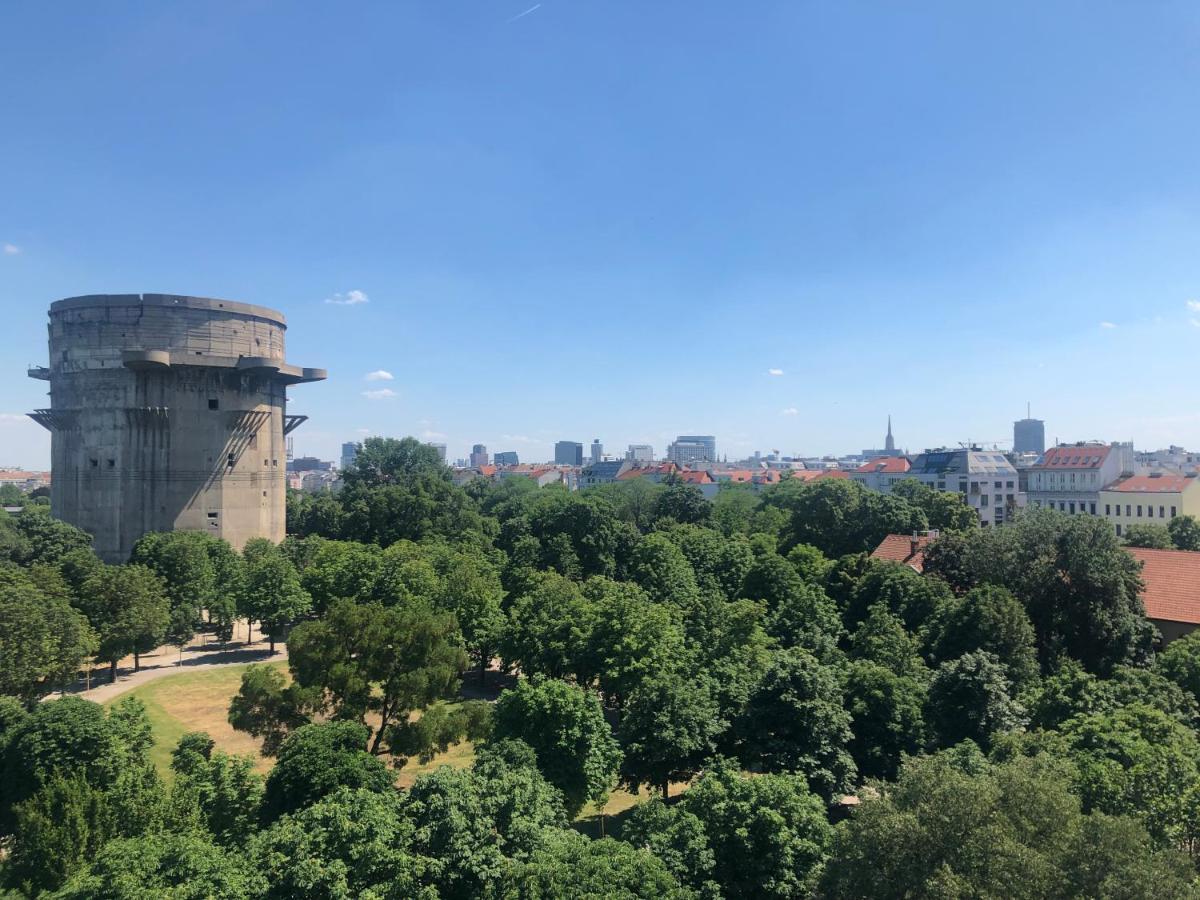 Appartamento Augartenblick Penthauscombo 15/16 - Blick Zum Riesenrad Vienna Esterno foto