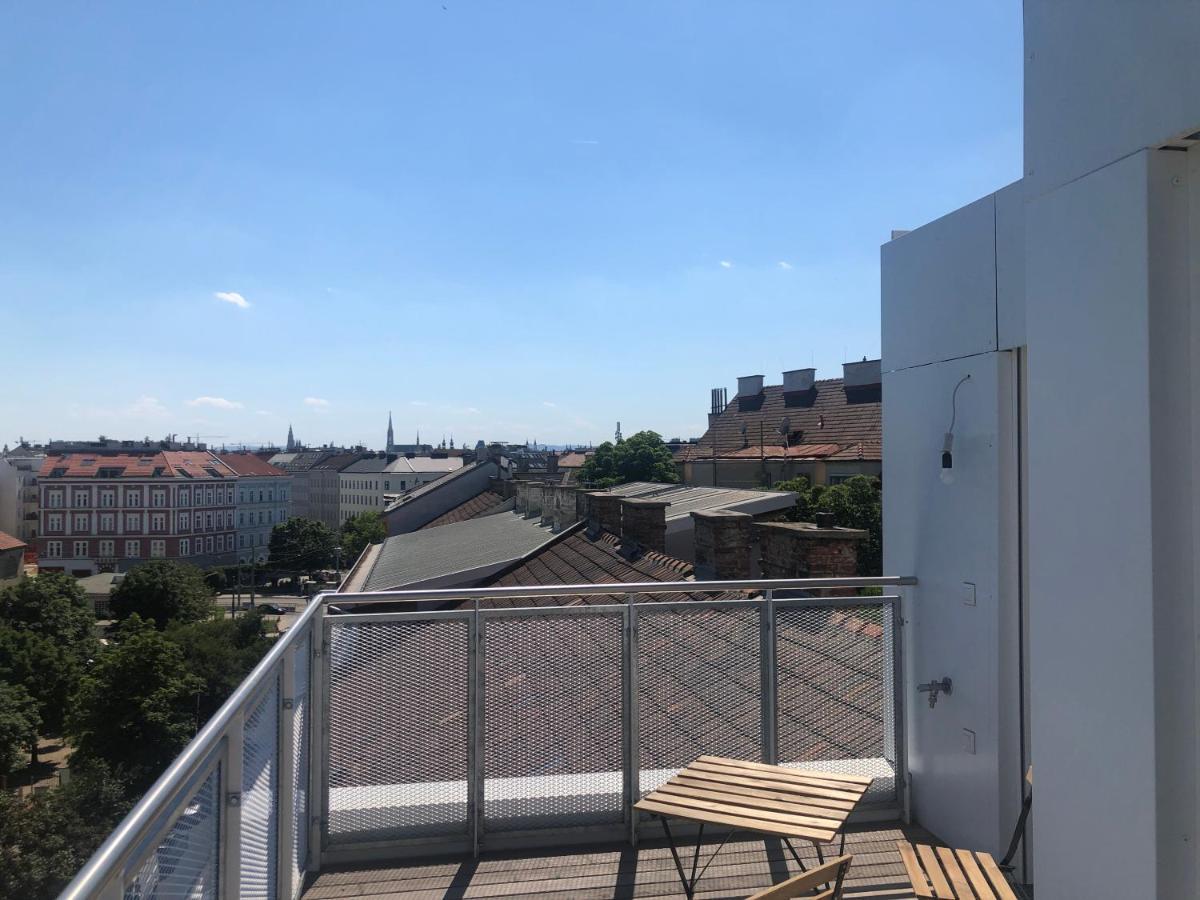 Appartamento Augartenblick Penthauscombo 15/16 - Blick Zum Riesenrad Vienna Esterno foto