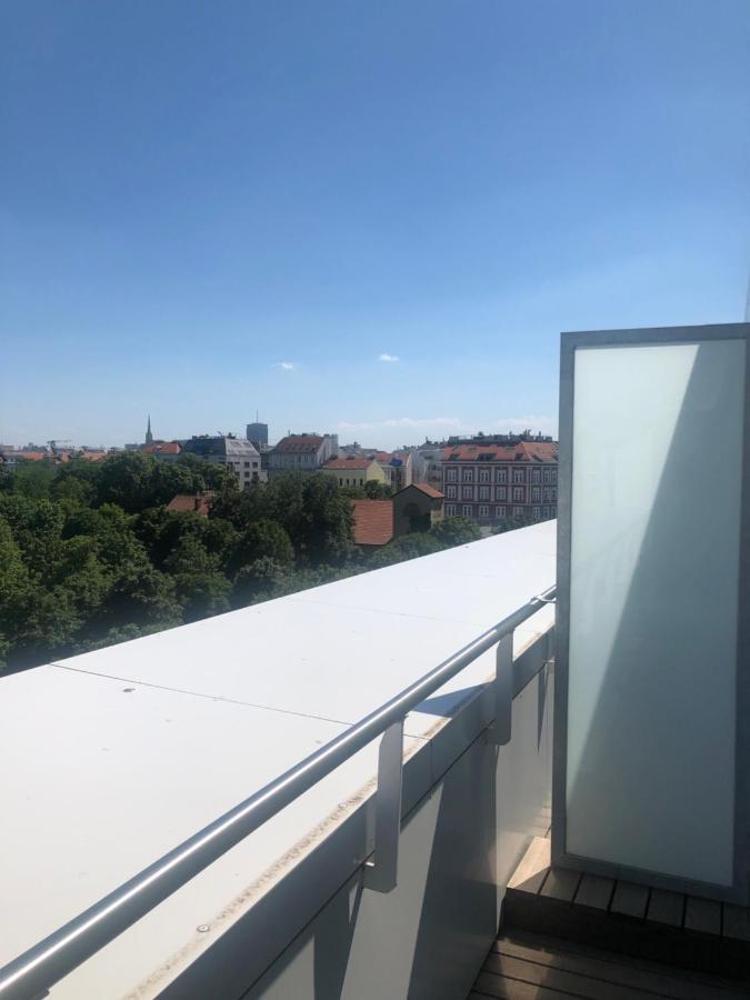 Appartamento Augartenblick Penthauscombo 15/16 - Blick Zum Riesenrad Vienna Esterno foto