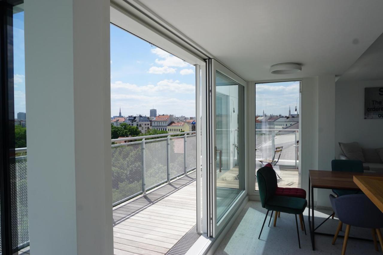Appartamento Augartenblick Penthauscombo 15/16 - Blick Zum Riesenrad Vienna Esterno foto