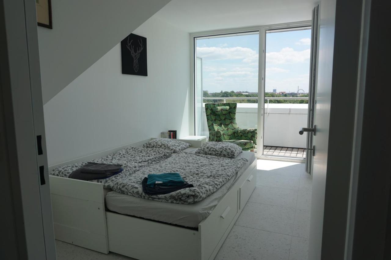 Appartamento Augartenblick Penthauscombo 15/16 - Blick Zum Riesenrad Vienna Esterno foto